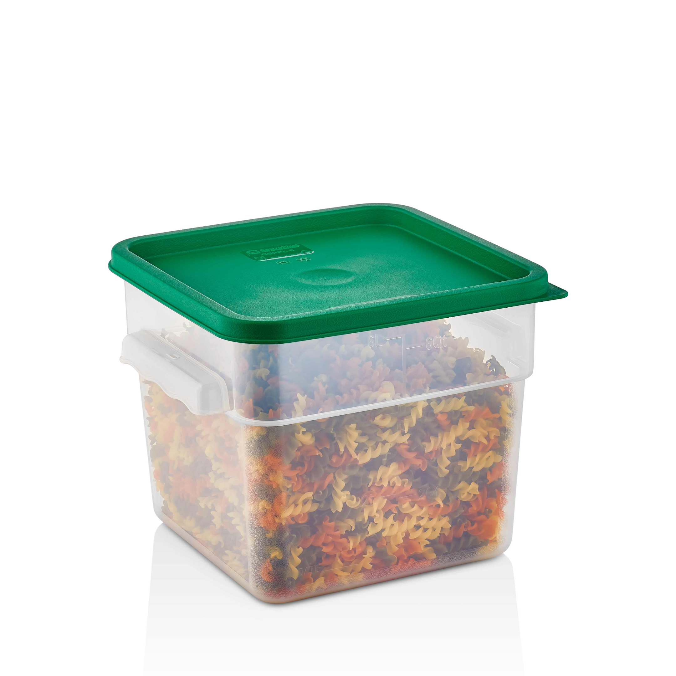 Enë katrore për ruajtje, 5.7 L - Kapak i gjelbër