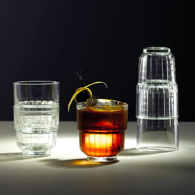 Set - Gotë qelqi për ujë LinQ Duratuff (12 copë), 266 mL