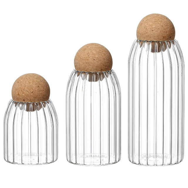 Set - Enë magazinimi qelqit Borosilicate (3 copë)