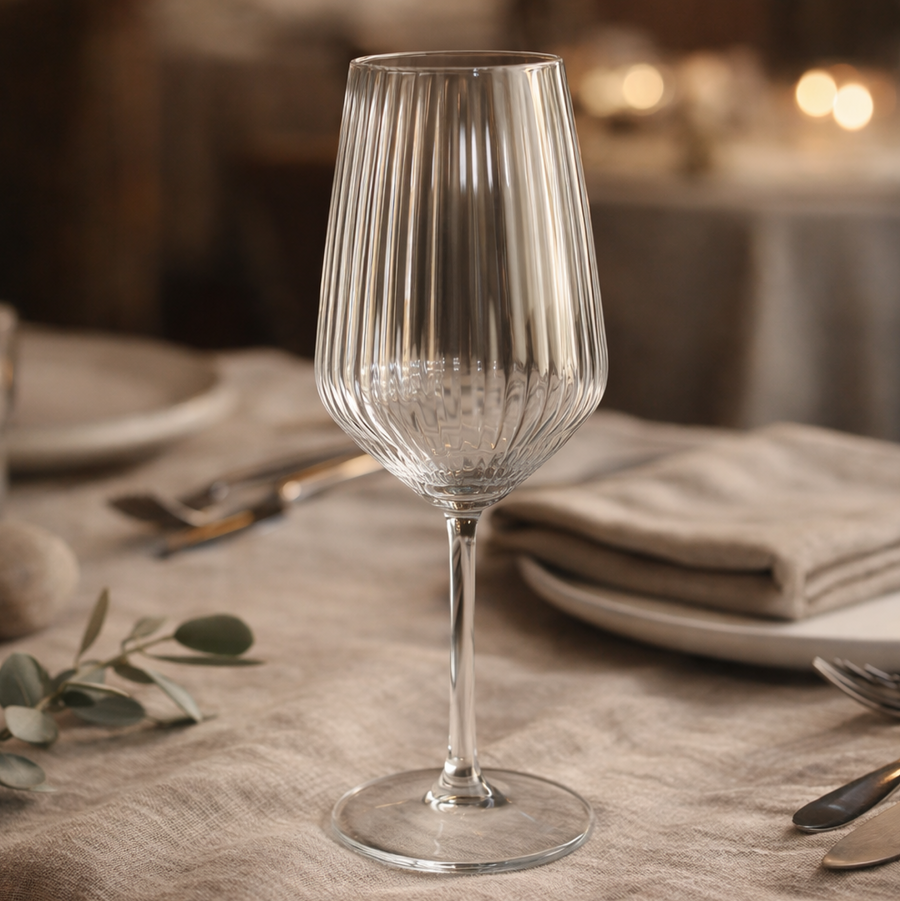 Set - Gotë qelqi për verë Optic (6 copë), 490 mL