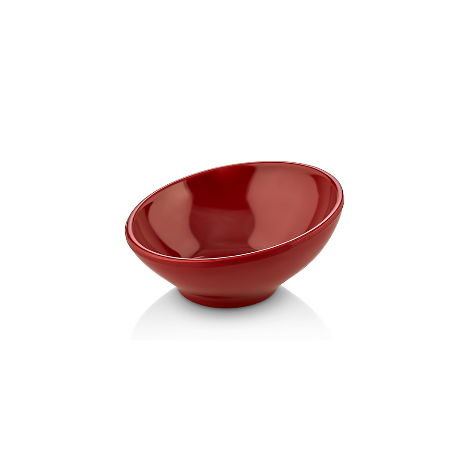 Soser melamine oval (Kuqe), 9 cm