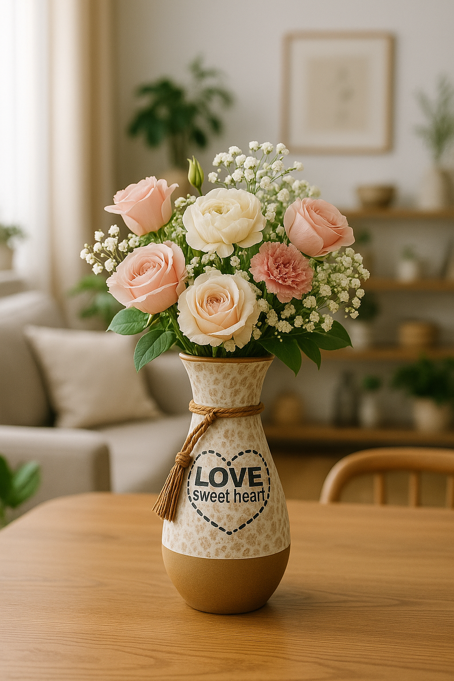 Vazo qeramike e vogël, 25 cm