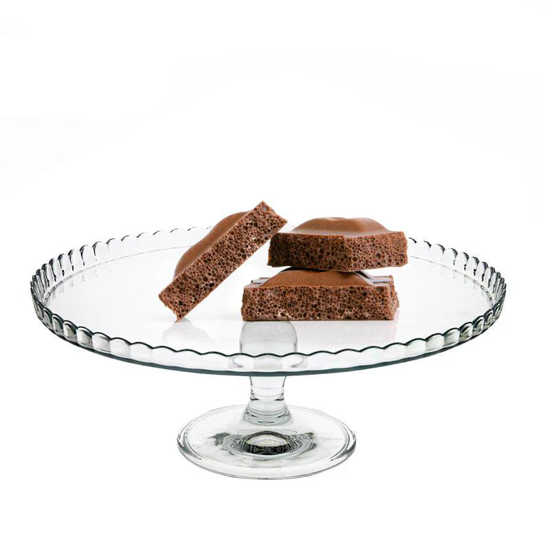 Pjatë qelqi për ëmbëlsirë Patisserie, Ø32.2 cm