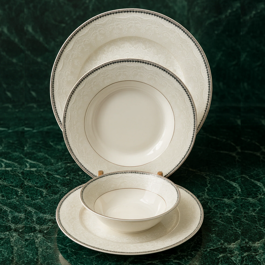 Set pjatash porcelani Imperial (24 copë)