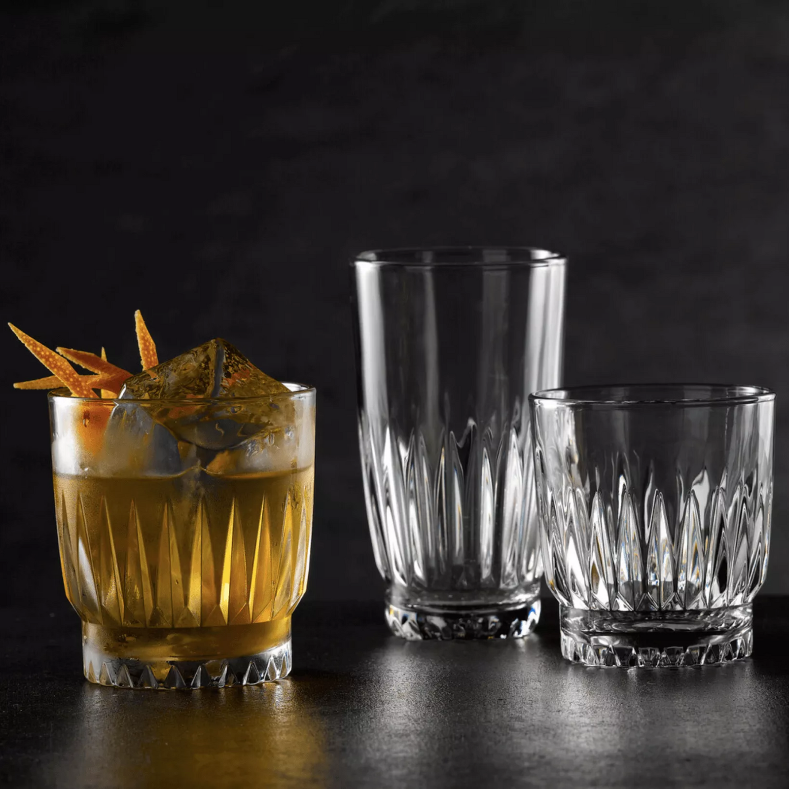 Set - Gotë qelqi për uiski Winchester (12 copë), 296 mL