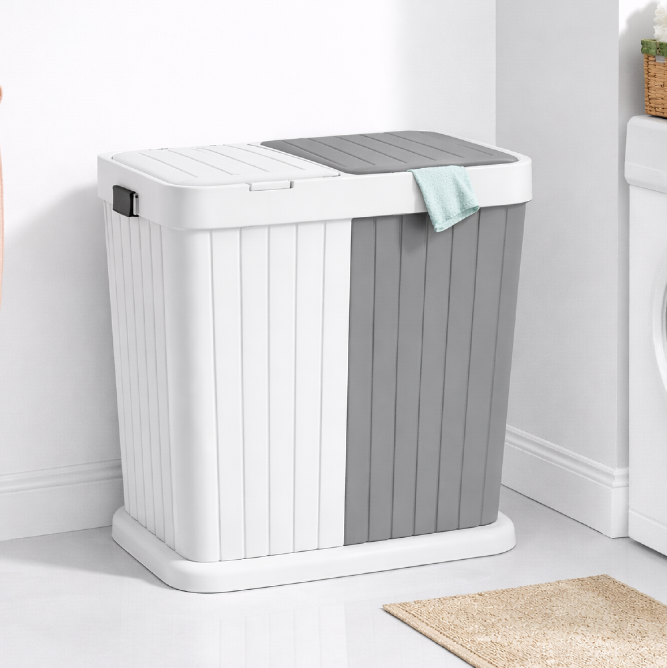 Shportë për rroba Twins, 80 L