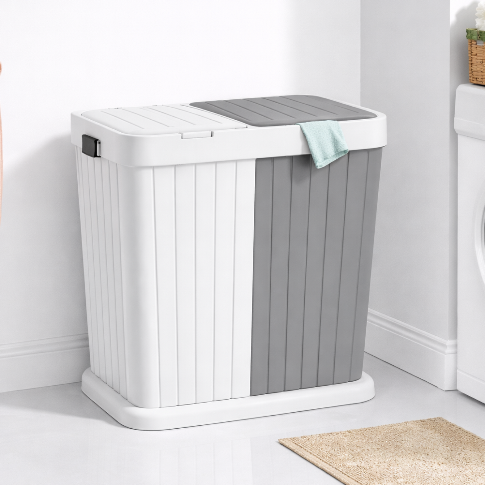 Shportë për rroba Twins, 80 L