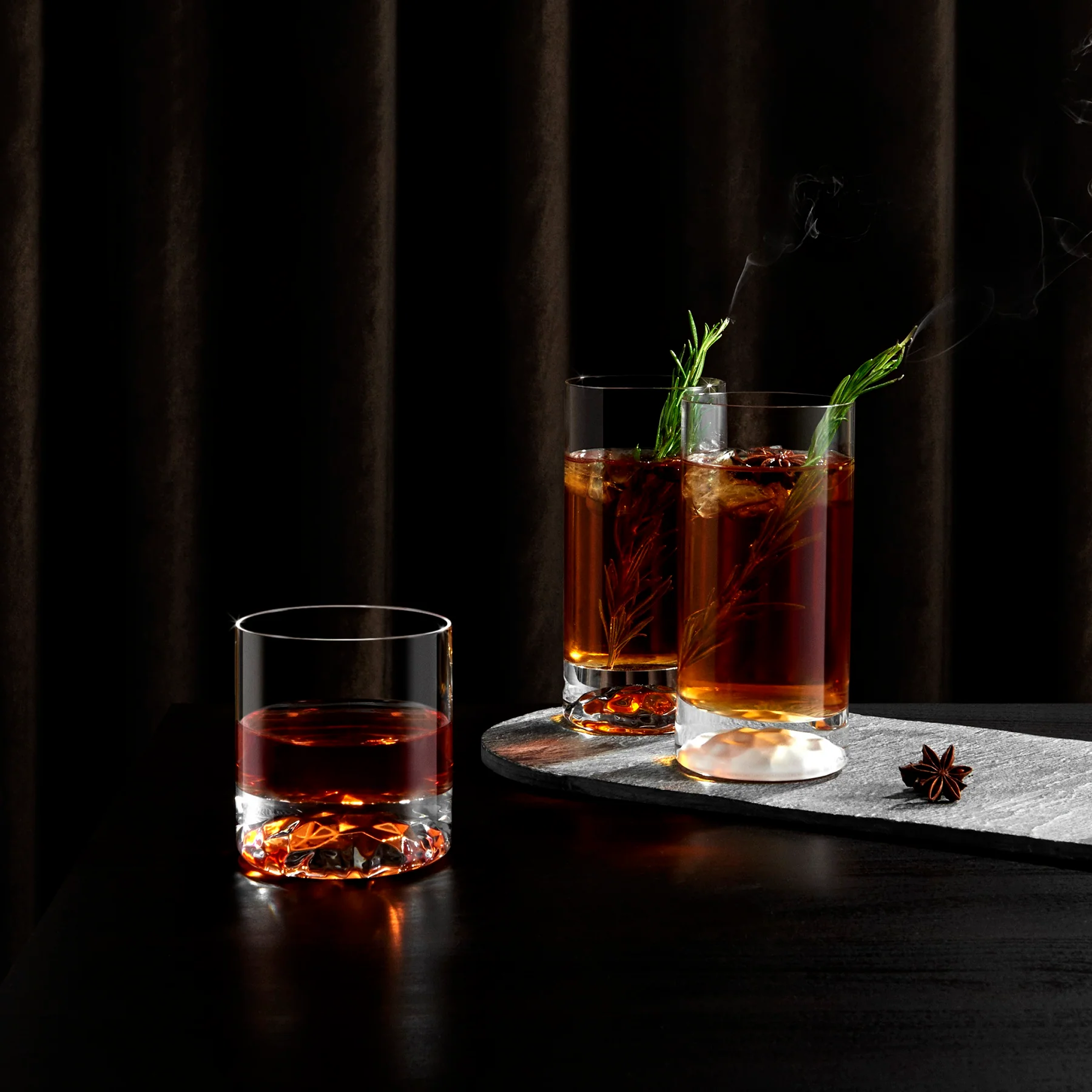 Set - Gotë qelqi për uiski Club (4 copë), 250 mL