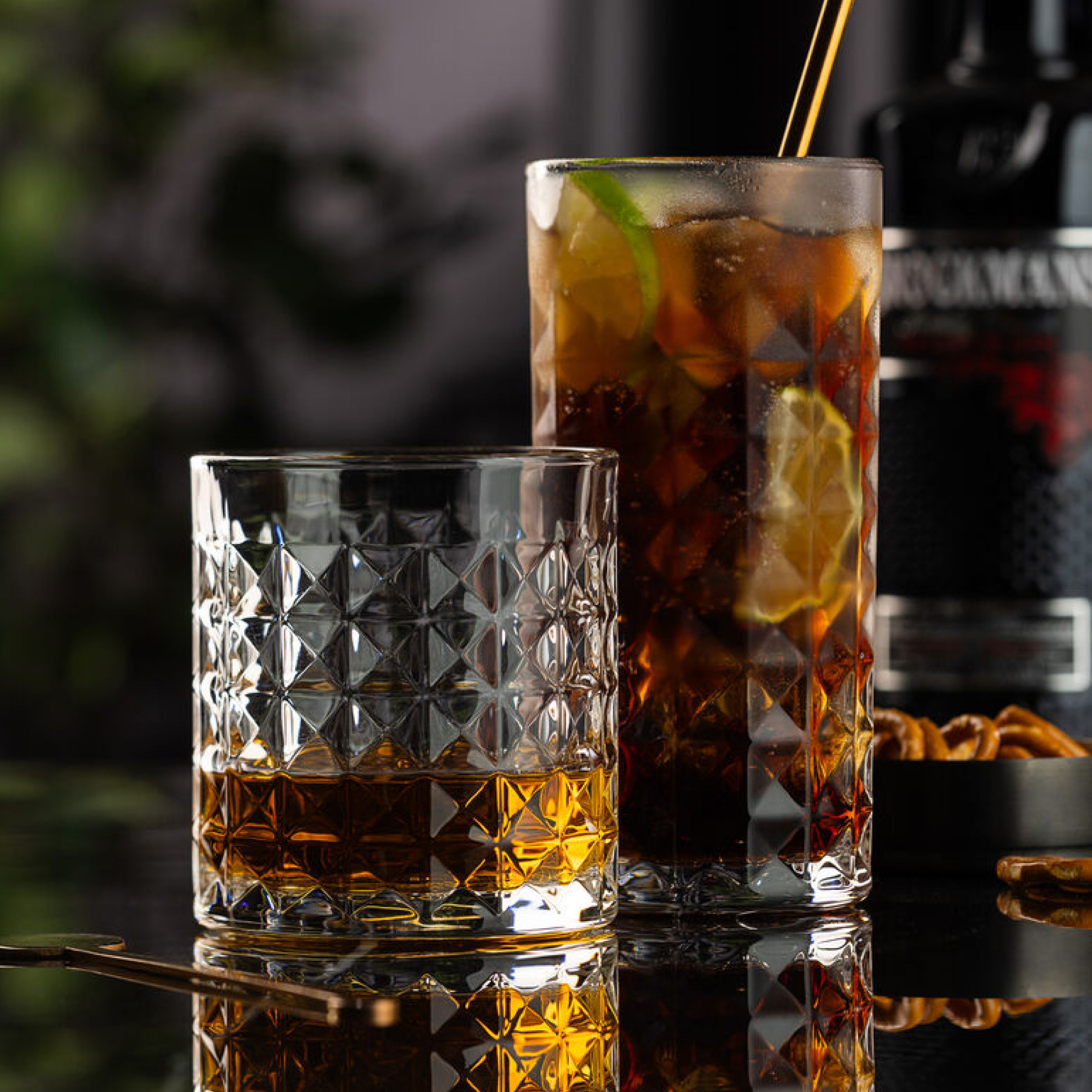 Set - Gotë qelqi për koktej Aqua (6 copë), 370 mL