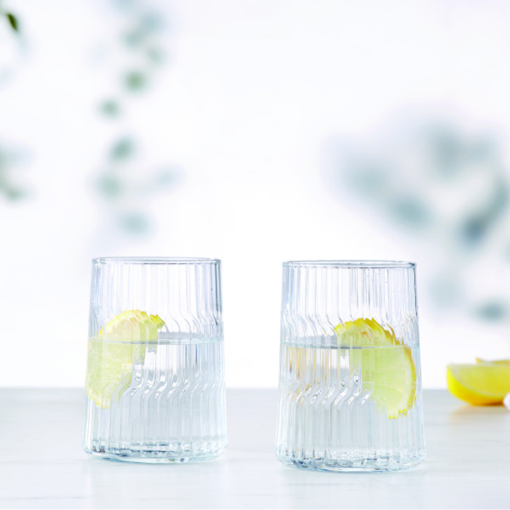 Set - Gotë qelqi për ujë Dunes (6 copë), 335 mL