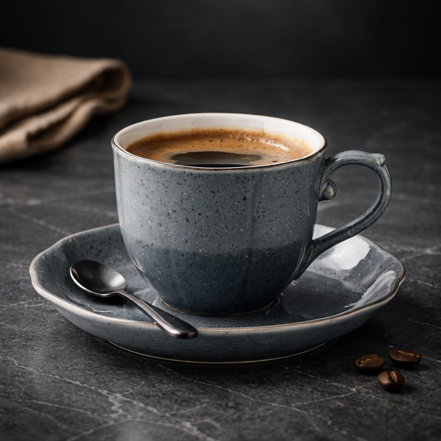 Set - Filxhana porcelani për kafe (6 copë), 90 mL