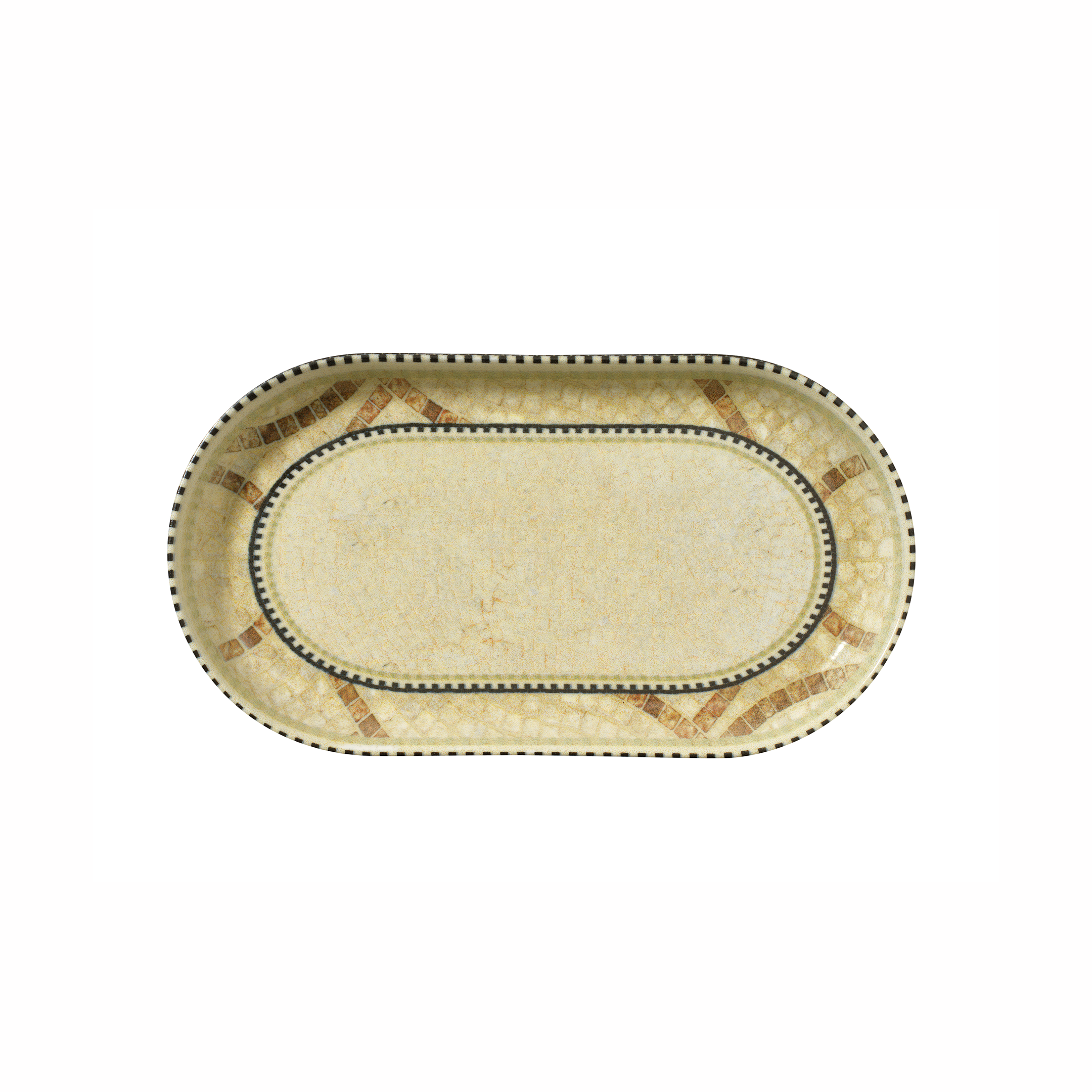 Pjatë porcelani ovale Arbor Vitae Bilbao, 20x11 cm