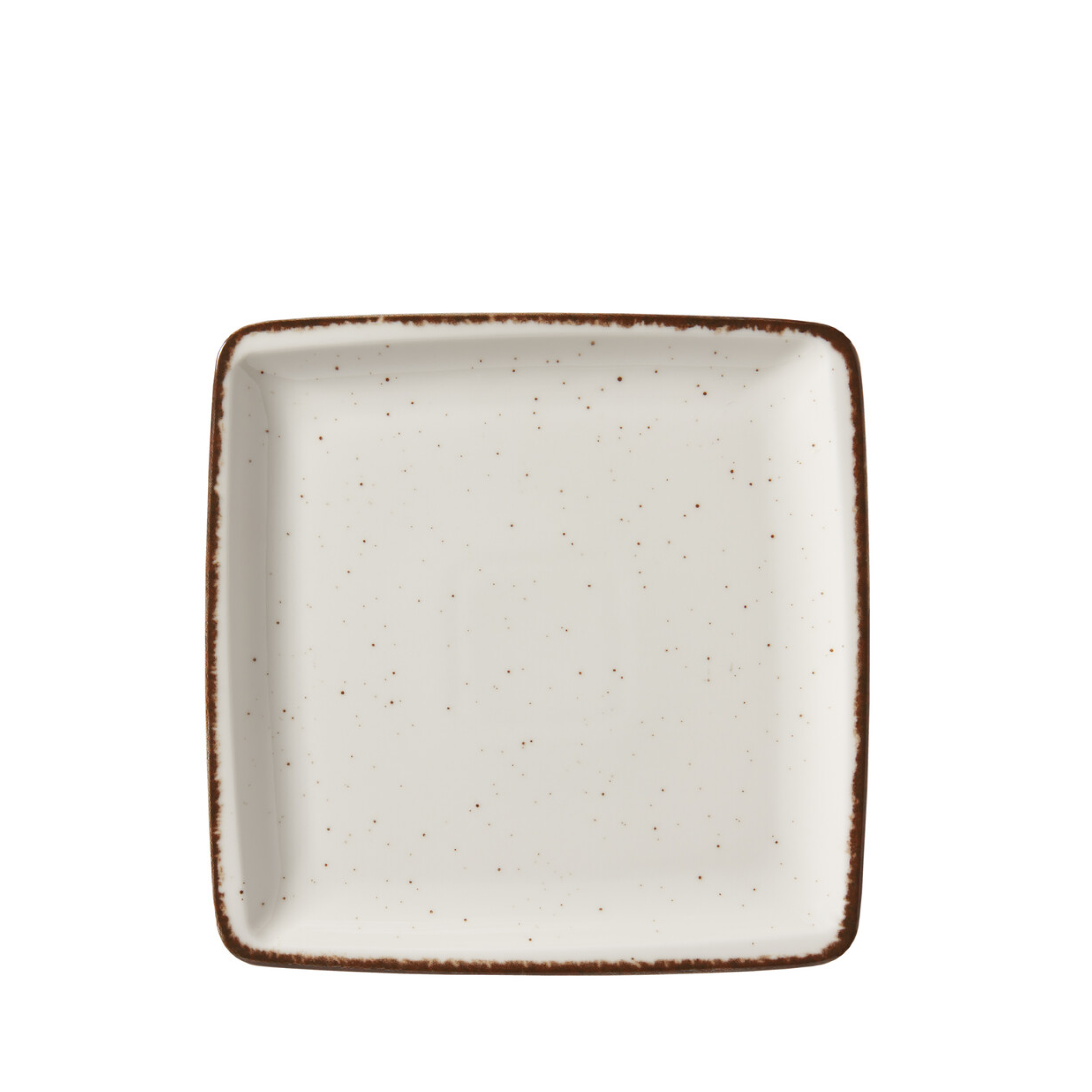 Pjatë porcelani katrore Side Orlando, 22x22 cm