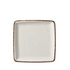 Pjatë porcelani katrore Side Orlando, 22x22 cm