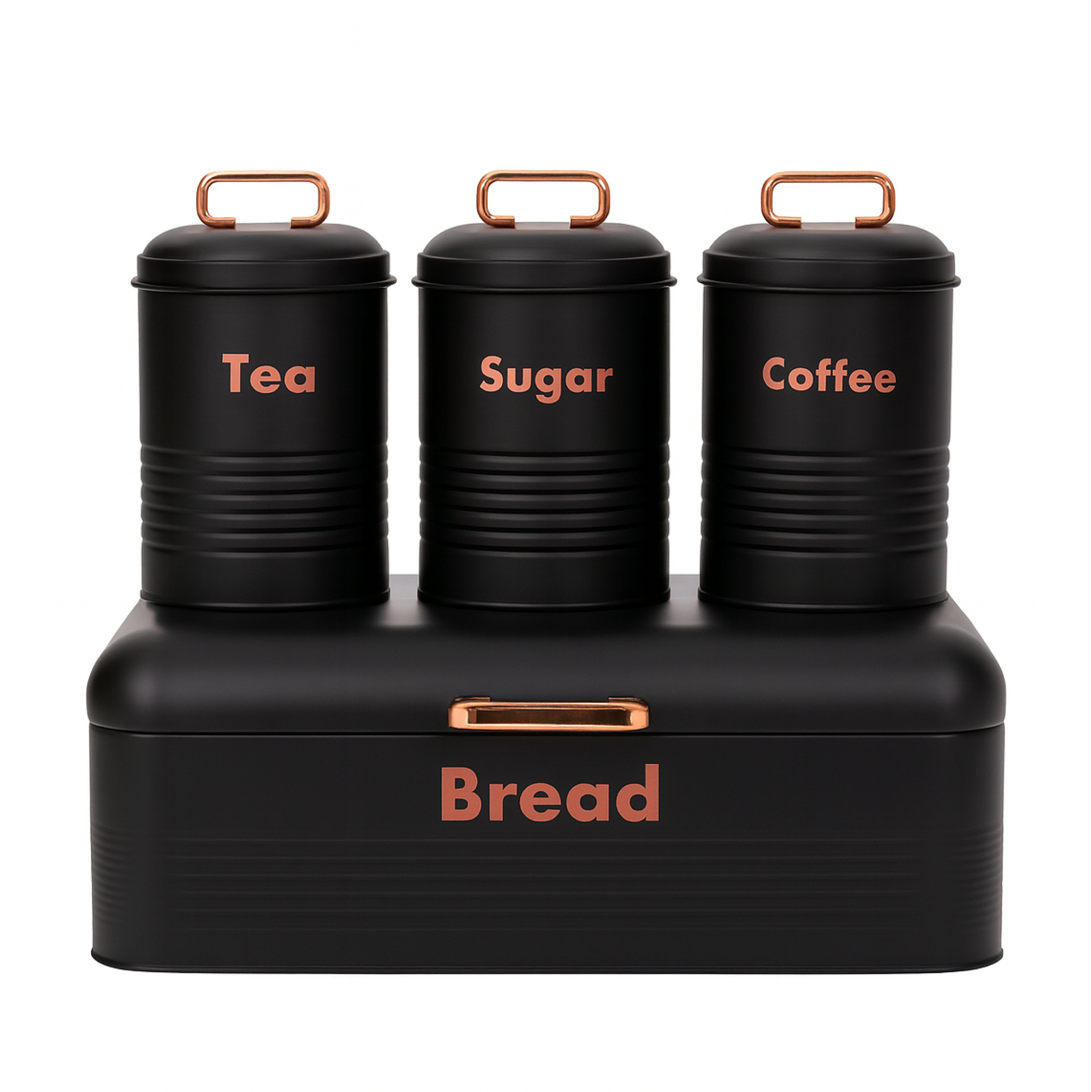 Set - kuti buke dhe kavanoza (Zezë), 4 pjesë