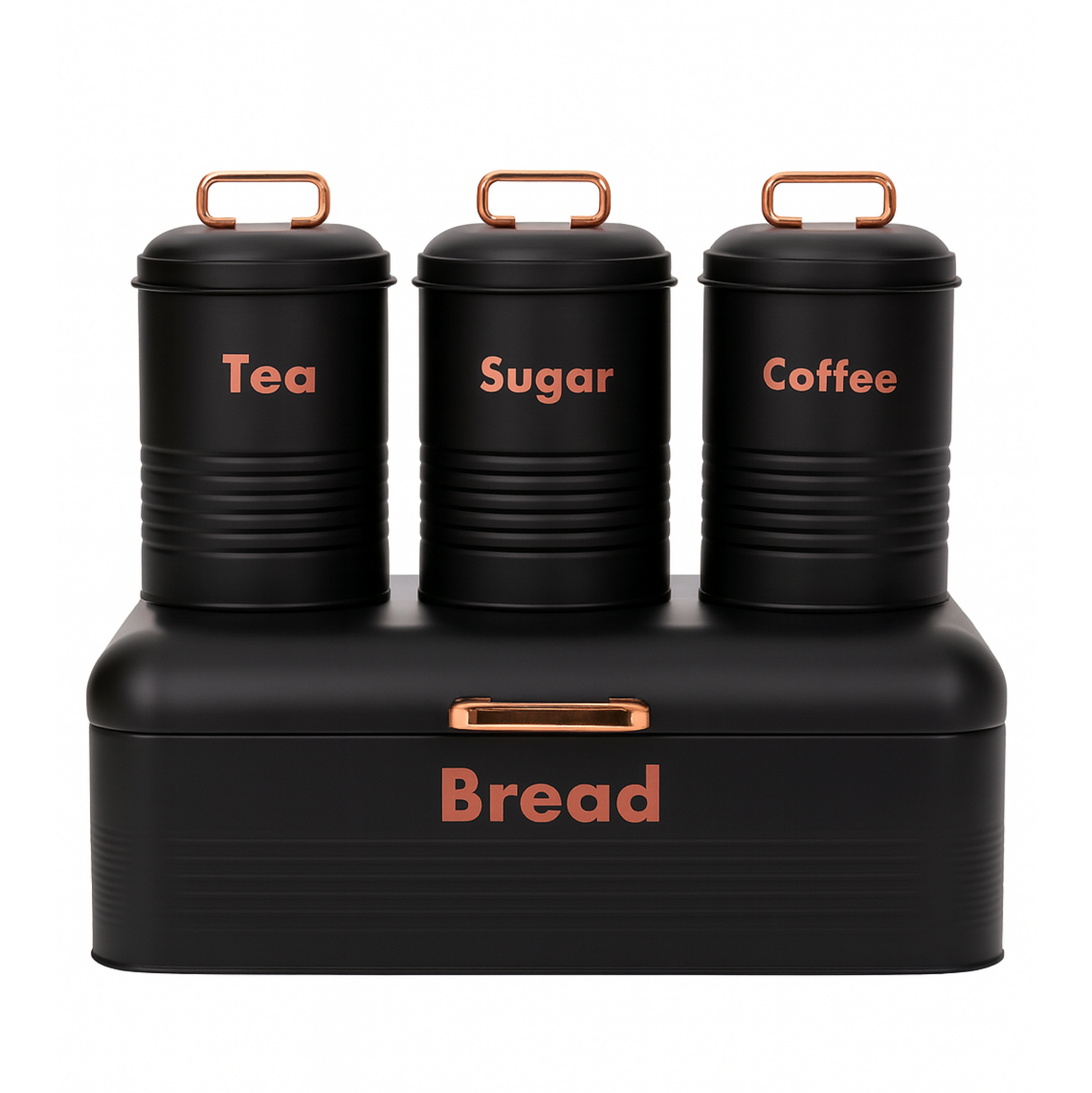 Set - kuti buke dhe kavanoza (Zezë), 4 pjesë