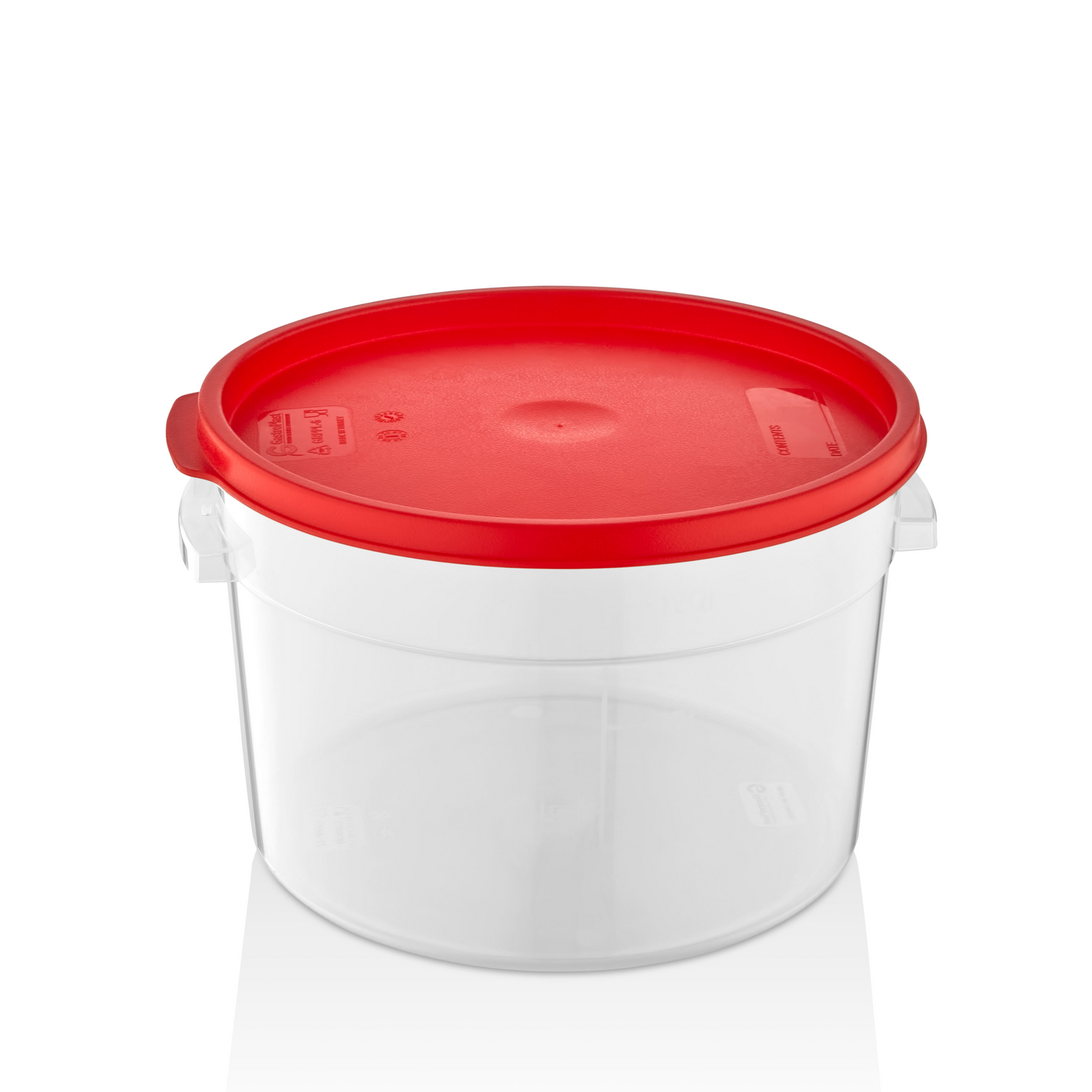 Enë rrumbullake për ruajtje, 11.40 L - Kapak i gjelbër