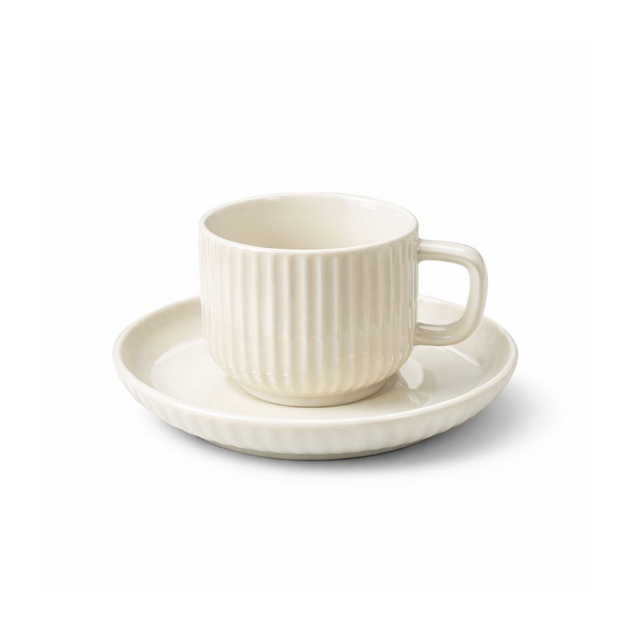 Set - Filxhana porcelani për kafe Glossy (6 copë), 90 mL