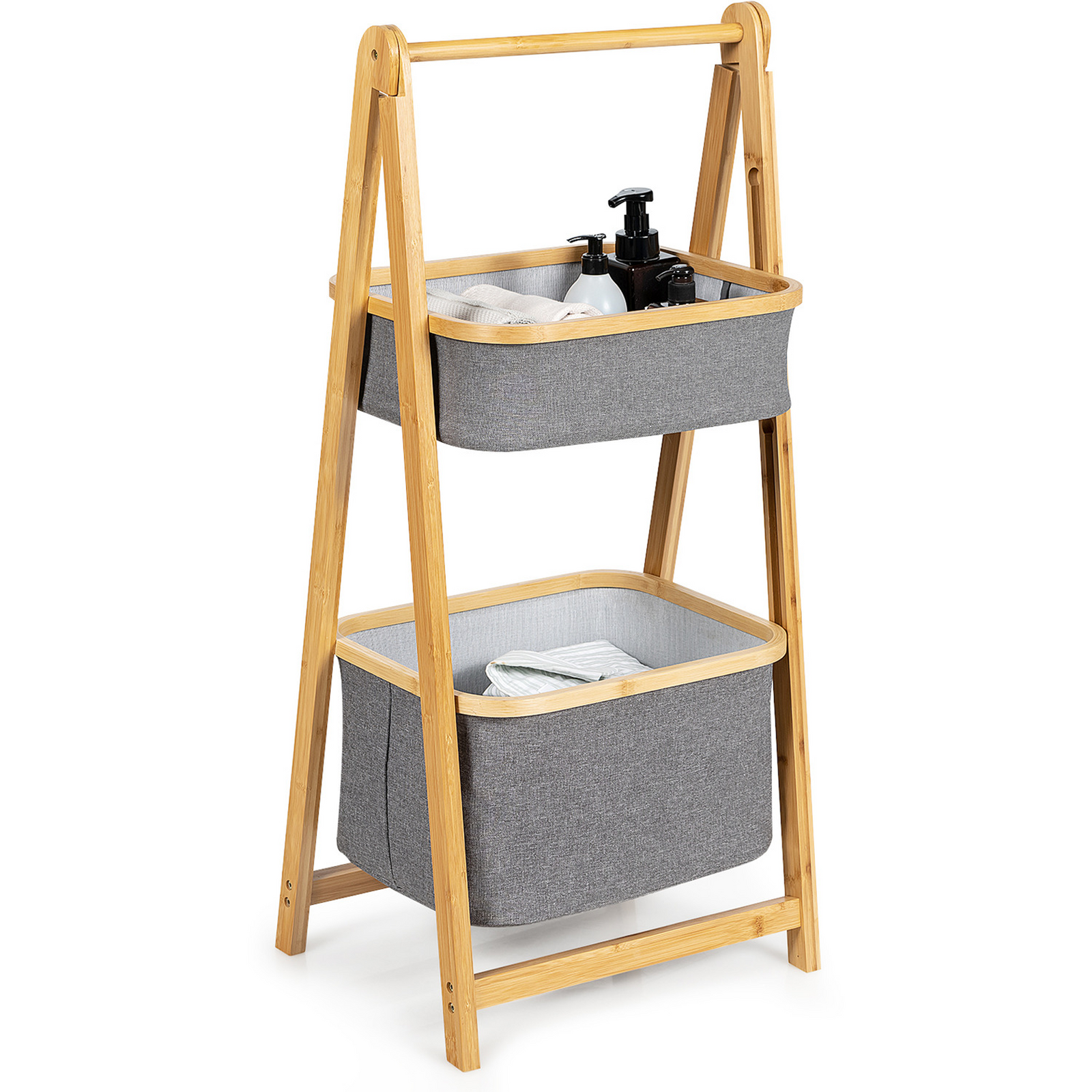 Shportë për rroba Woody, 40x95x33 cm