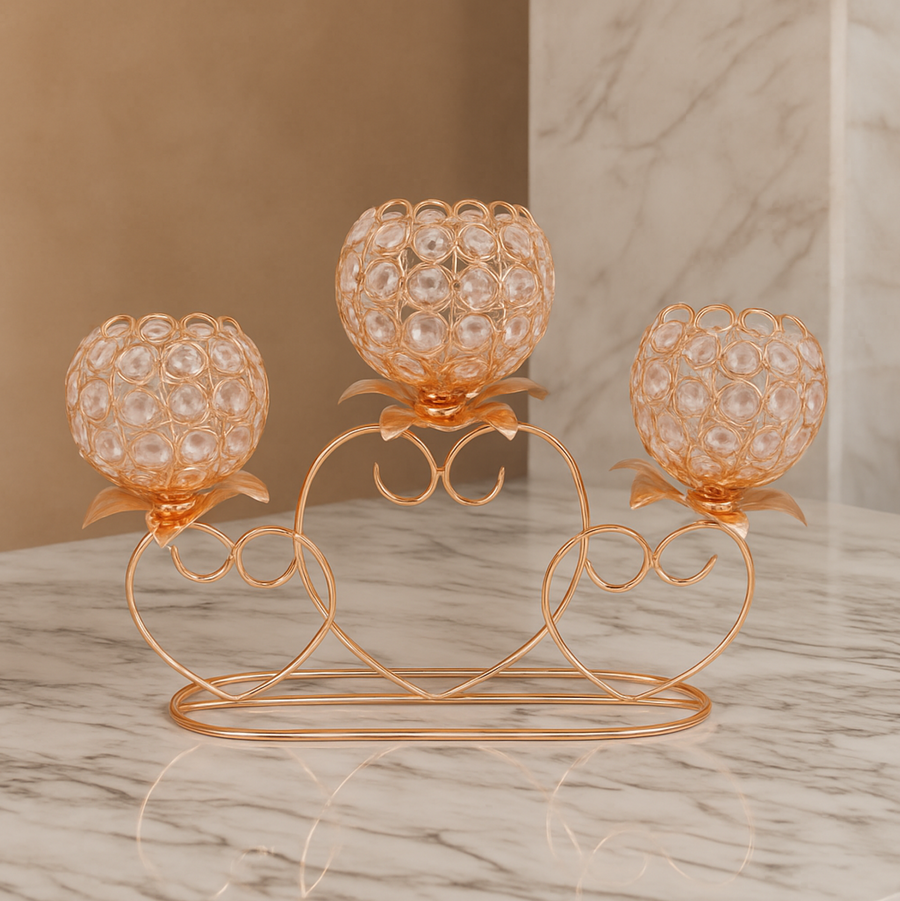 Mbajtëse për qirinj, 39x15x25 cm