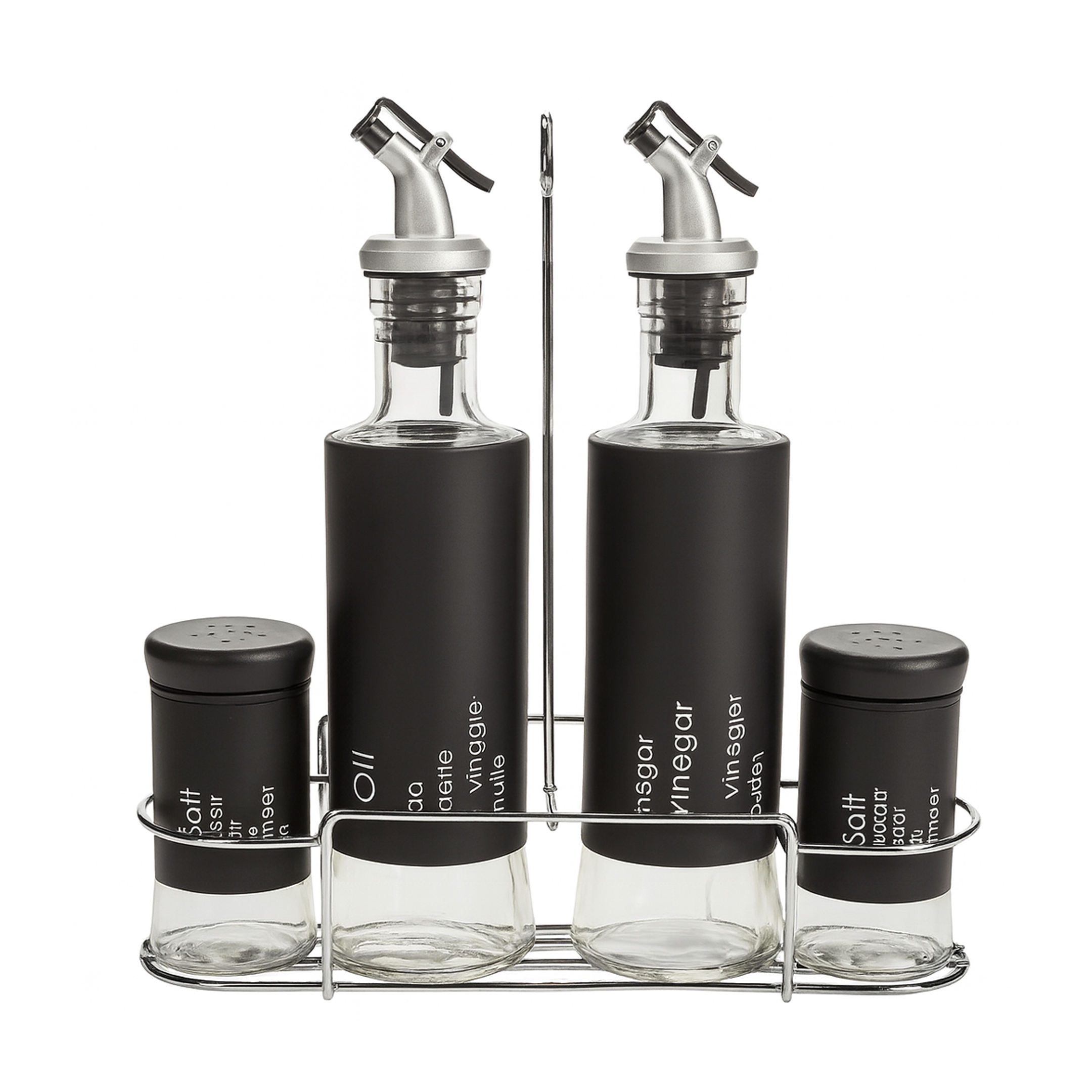 Set - Vajore dhe kripore Black Gusto (4 pjesë)