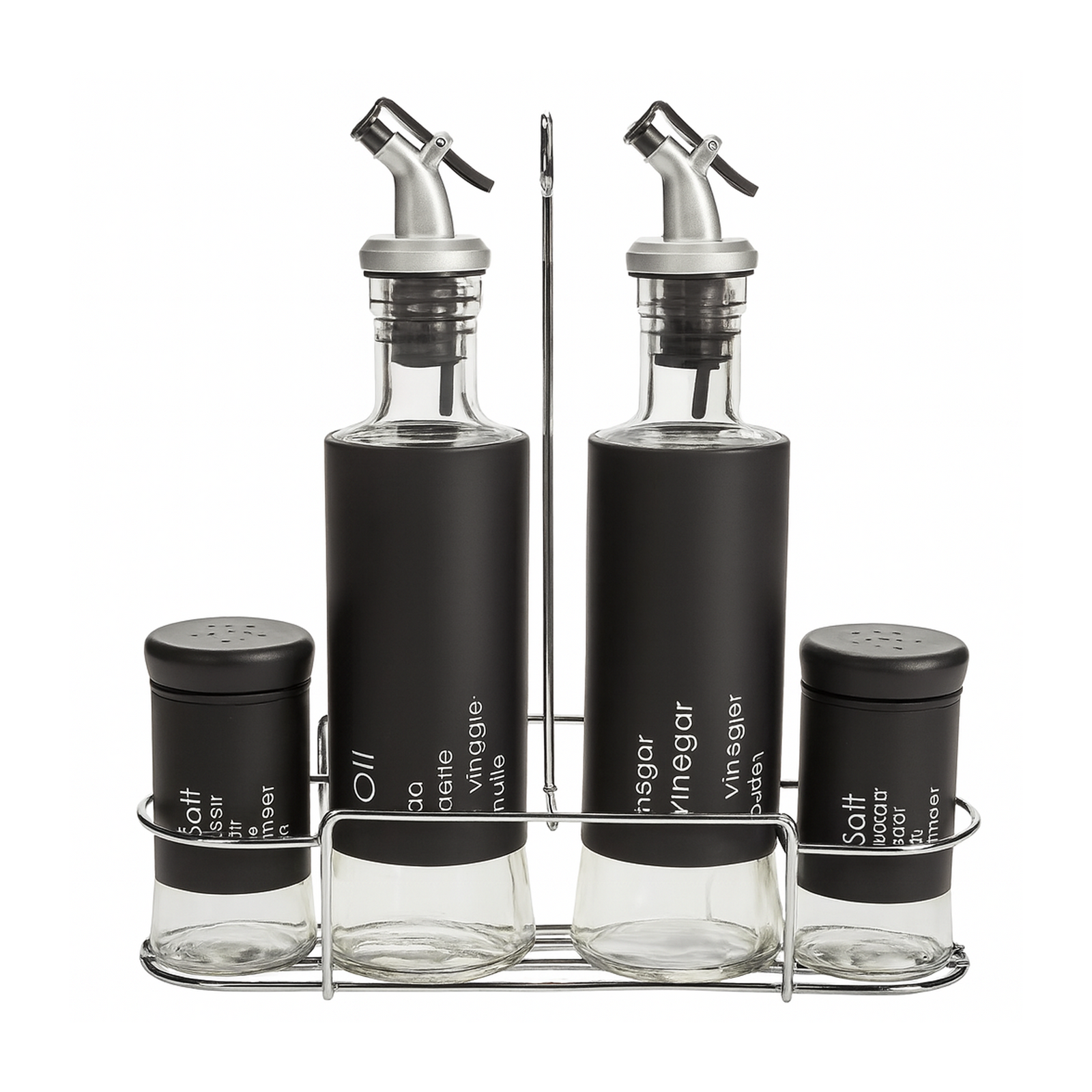 Set - Vajore dhe kripore Black Gusto (4 pjesë)