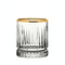 Set - Gotë qelqi për ujë Golden Elyz (6 copë), 290 mL