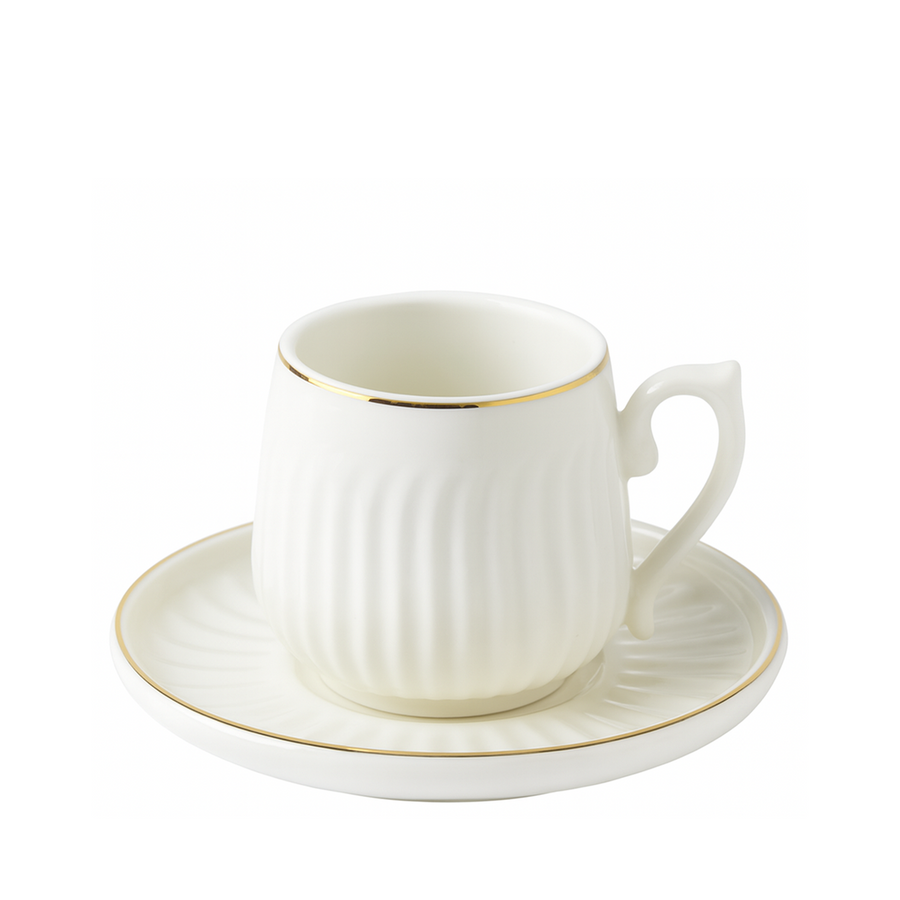 Set - Filxhana porcelani për çaj (6 copë), 200 mL
