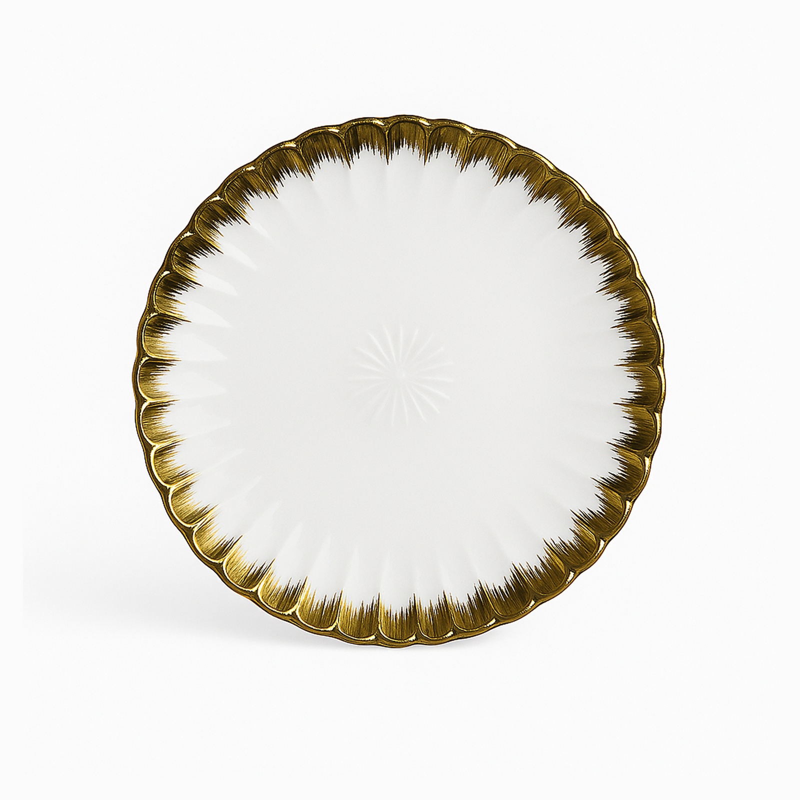 Pjatë porcelani për ëmbëlsirë Gold, Ø21 cm