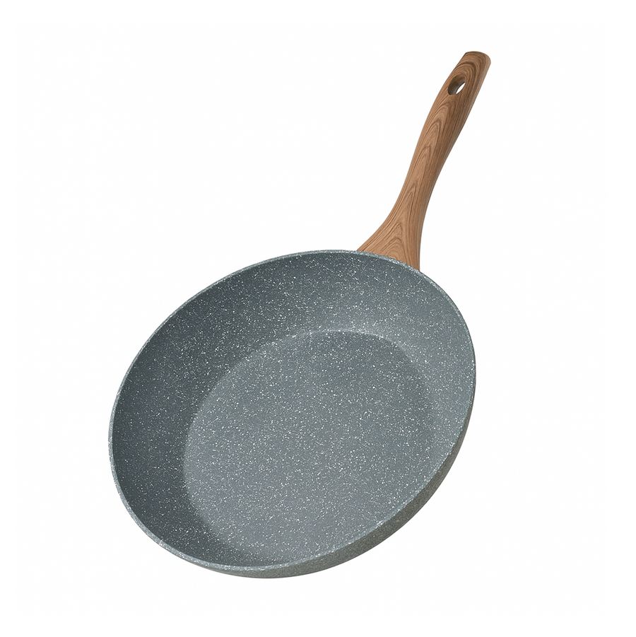 Tigan alumin/granit Wok, Ø28 cm