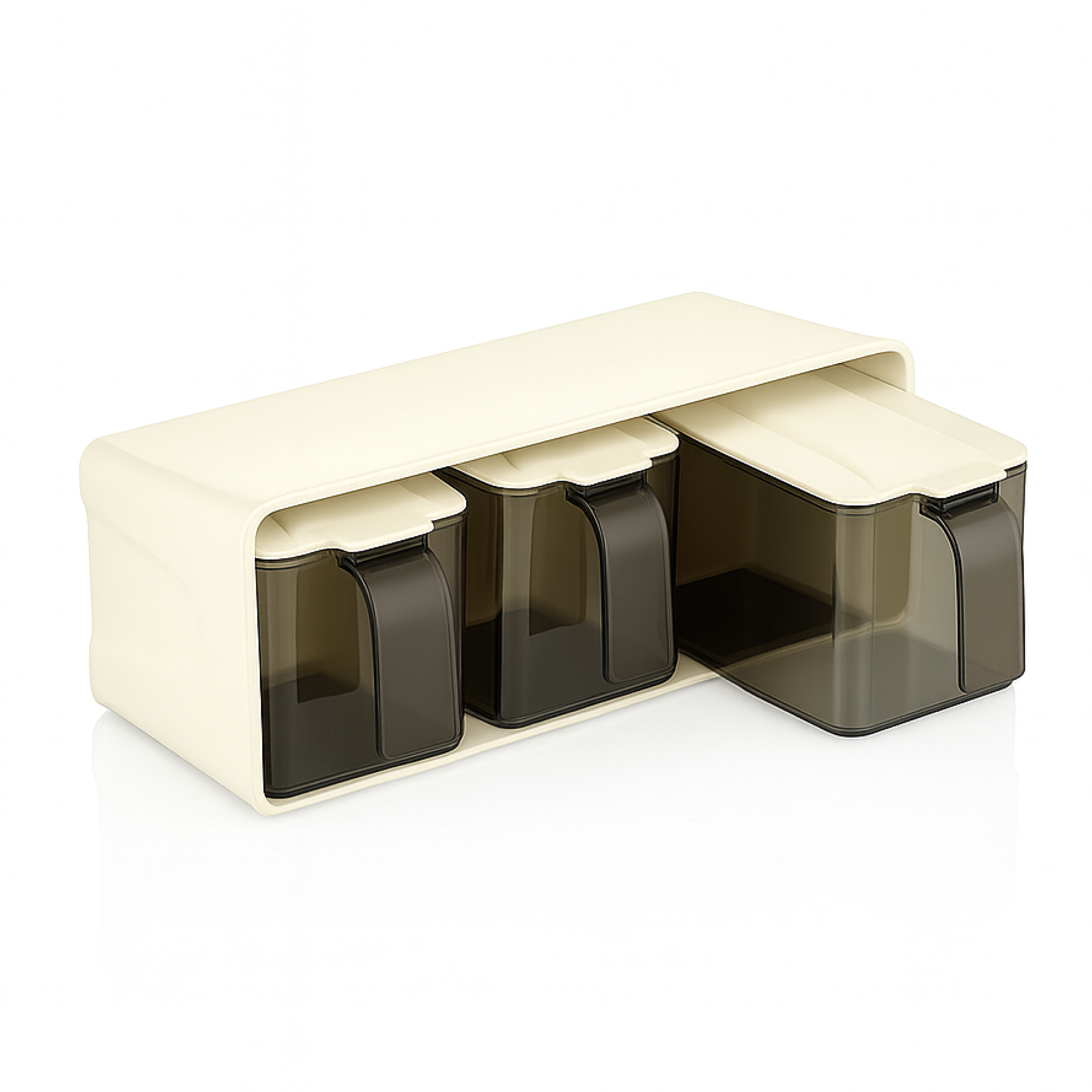 Set - Enë magazinimi plastike Spice, 27x12x10 cm