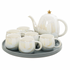 Set - Filxhana, çajnik dhe tabak rrotullues (8 pjesë)