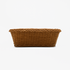 Shportë katrore rattan për bukë, 23x23x8 cm