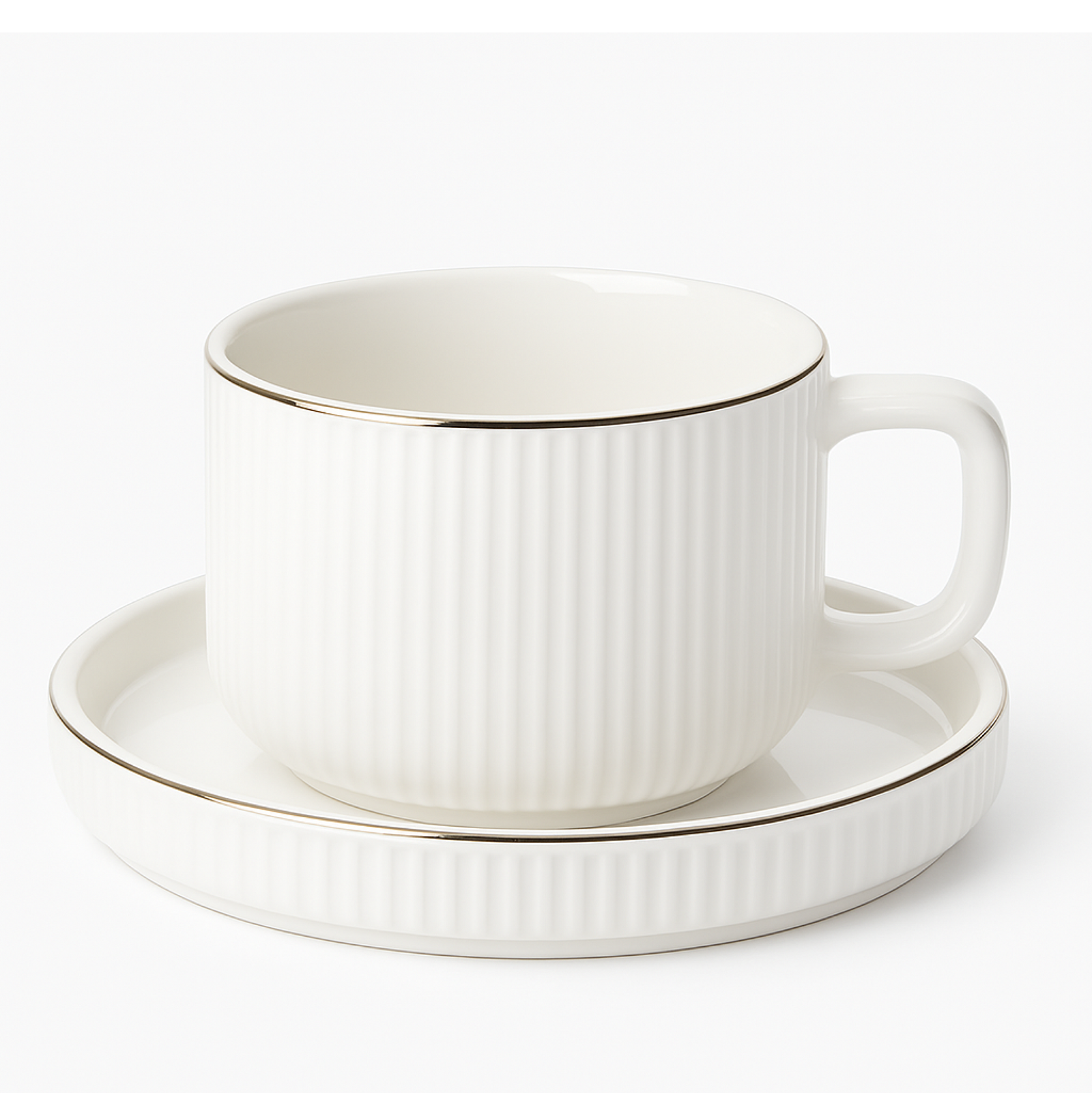 Set - Filxhana dhe pjatëza çaji Serenno (6 copë), 200 mL