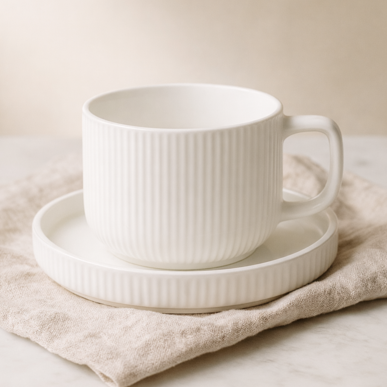 Set - Filxhana dhe pjatëza çaji Solenne (6 copë), 200 mL