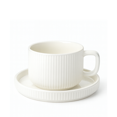 Set - Filxhana dhe pjatëza kafeje Solenne (6 copë), 90 mL