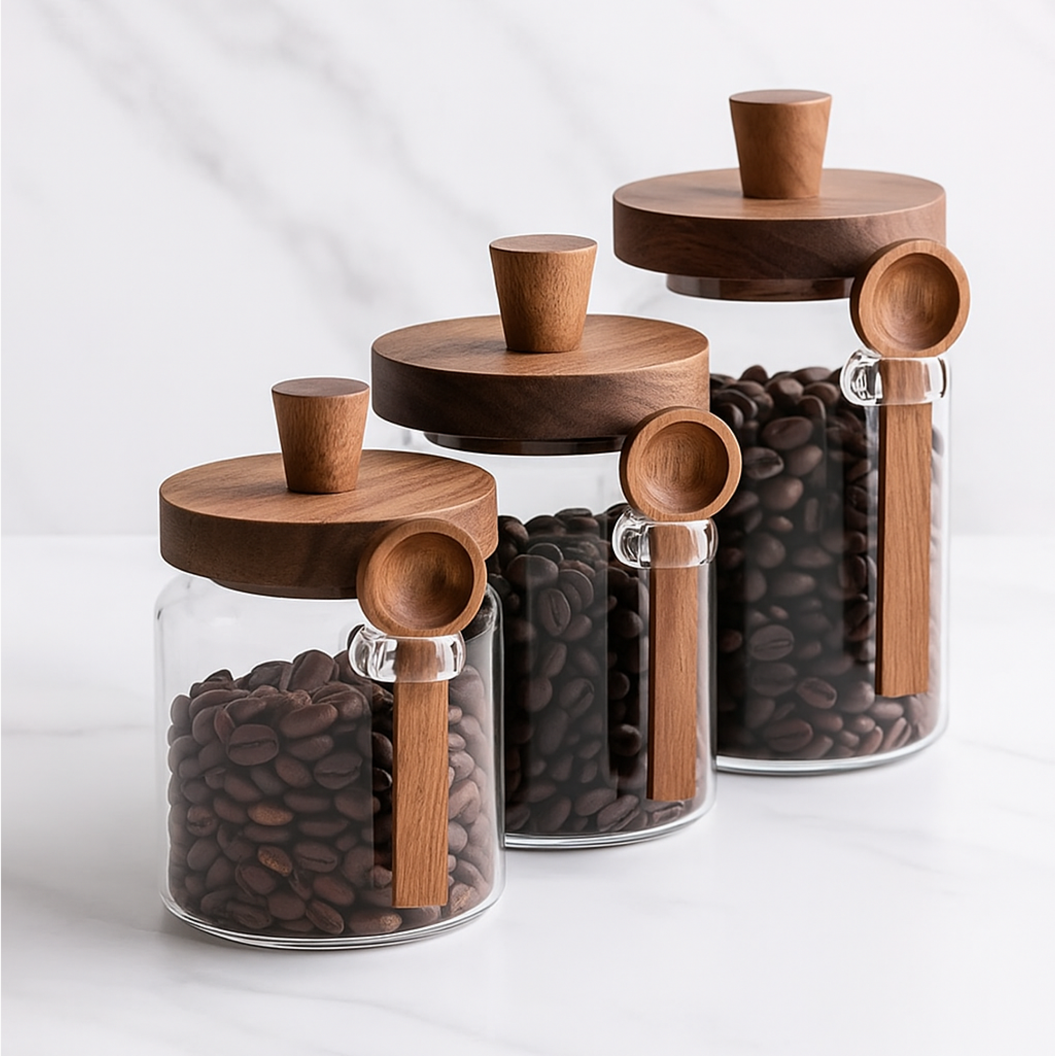 Set - Enë magazinimi qelqit Terra (3 copë)