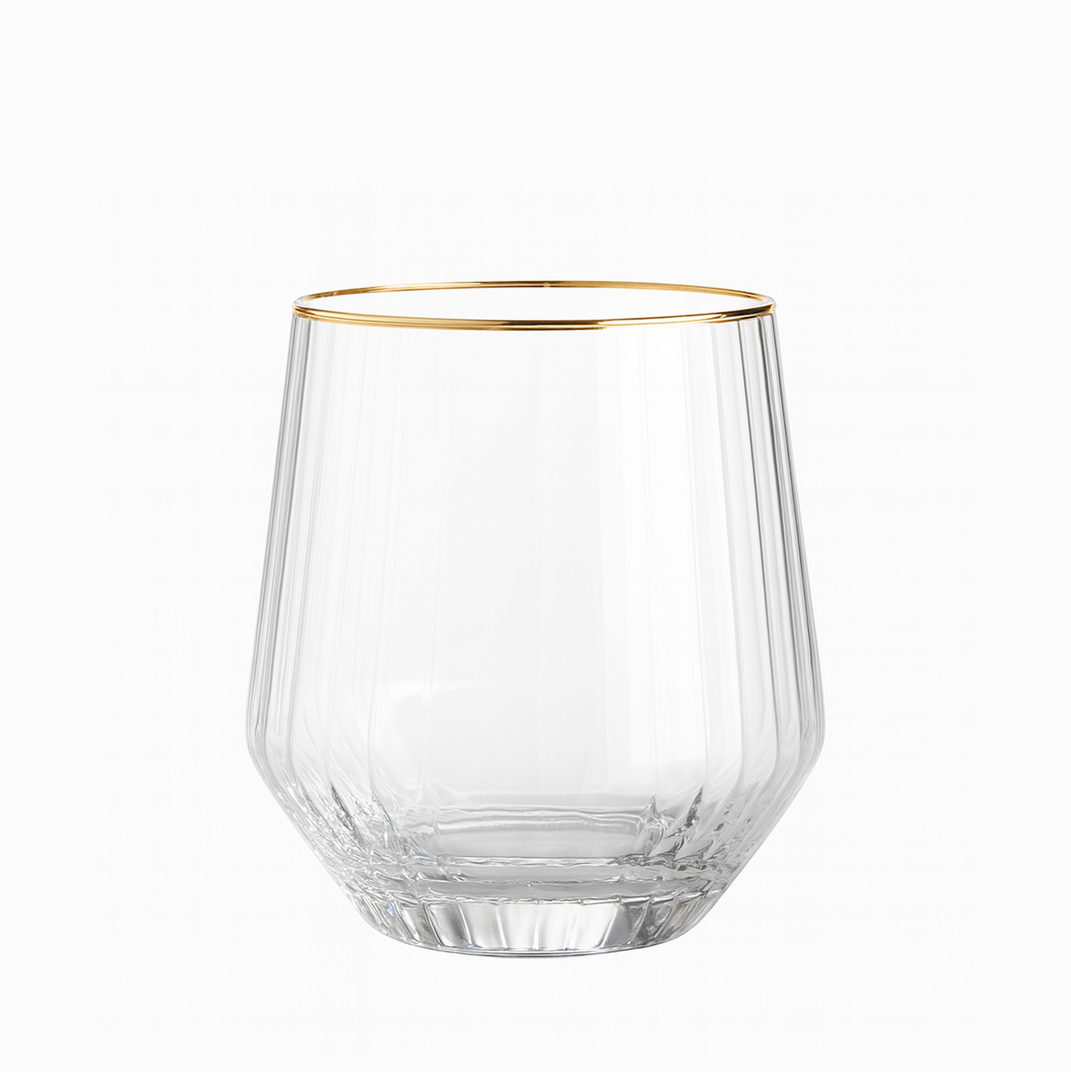 Set - Gotë qelqi për ujë Yunze (6 copë), 370 mL