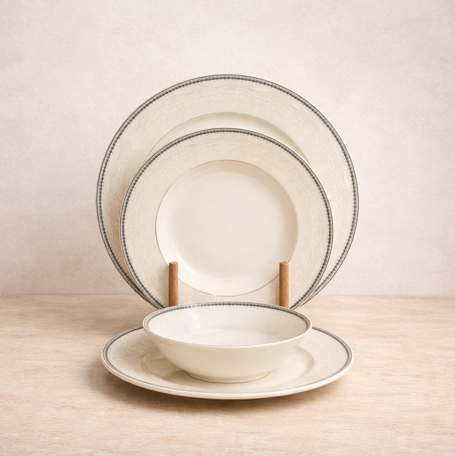Set pjatash porcelani Imperial (24 copë)