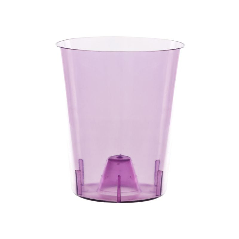 Vazo plastike për orhidea Orchid (vjollcë), 1200 mL
