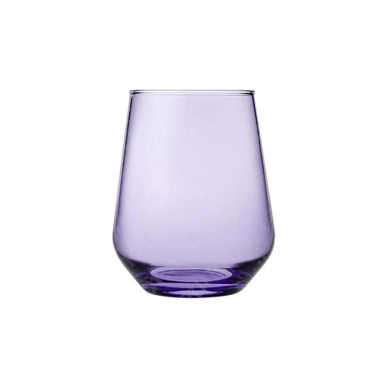 Set - Gotë qelqi për ujë Allegra Vjollcë (6 copë), 425 mL