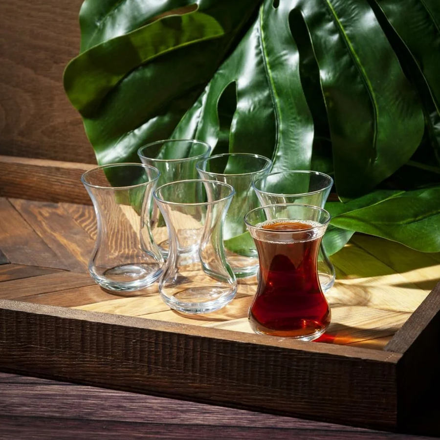 Set - Gotë qelqi për çaj Incebelli (6 copë), 125 mL