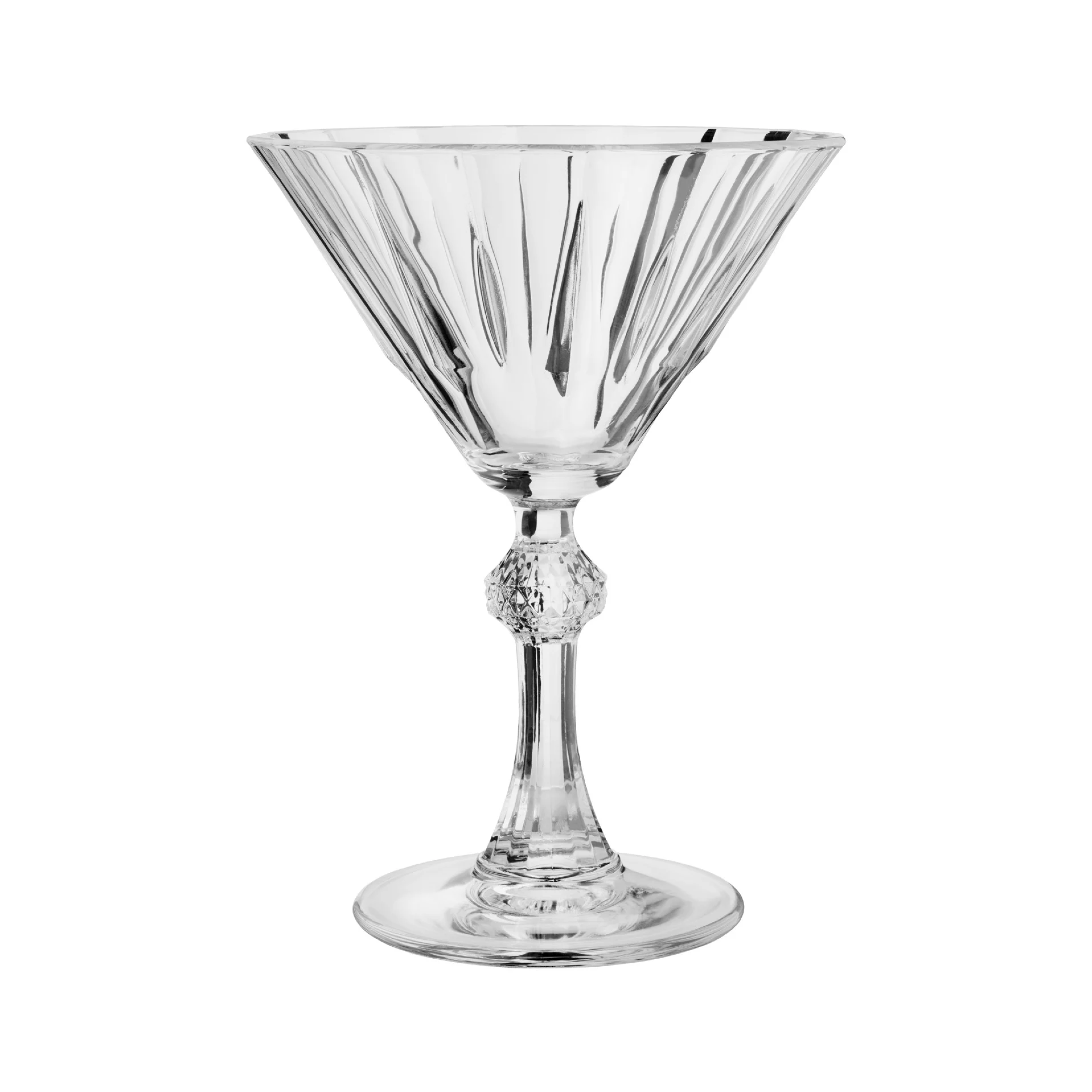 Set - Gotë qelqi për martini Diamond (6 copë), 240 mL