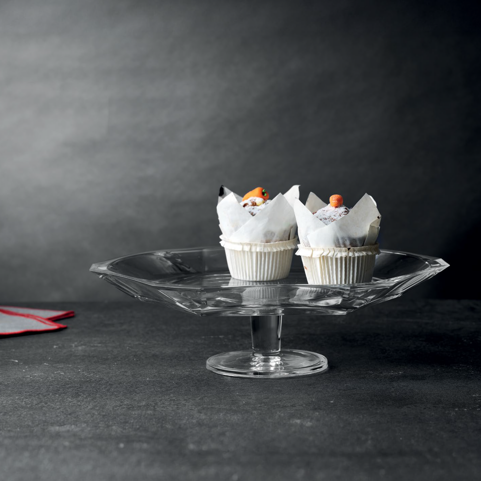 Pjatë qelqi për ëmbëlsirë Nude Reflection, Ø31.6 cm