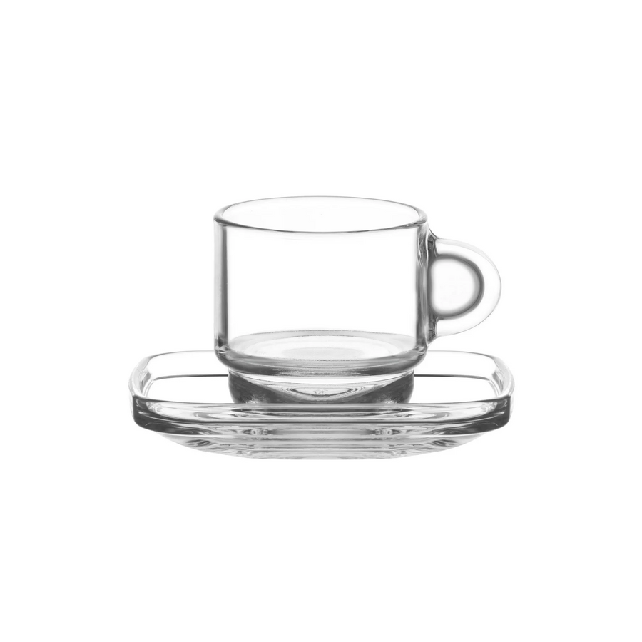Set - Filxhanë dhe pjatëza për espresso Cozy (6 copë), 91 mL