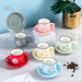 Set - Filxhan porcelani për kafe të madhe (12 pjesë), 180 mL