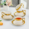 Set - Filxhan porcelani për kafe të vogël Gold (12 pjesë), 90 mL