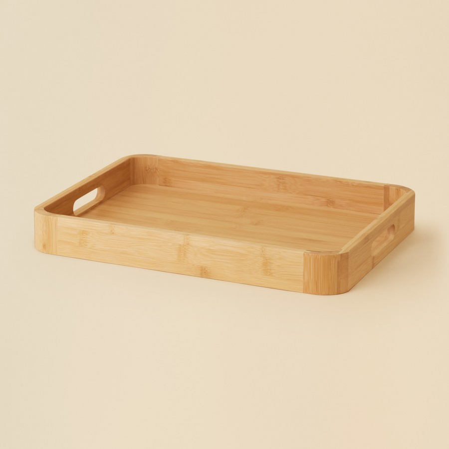 Tabaka shërbimi Bamboo, 40x29 cm