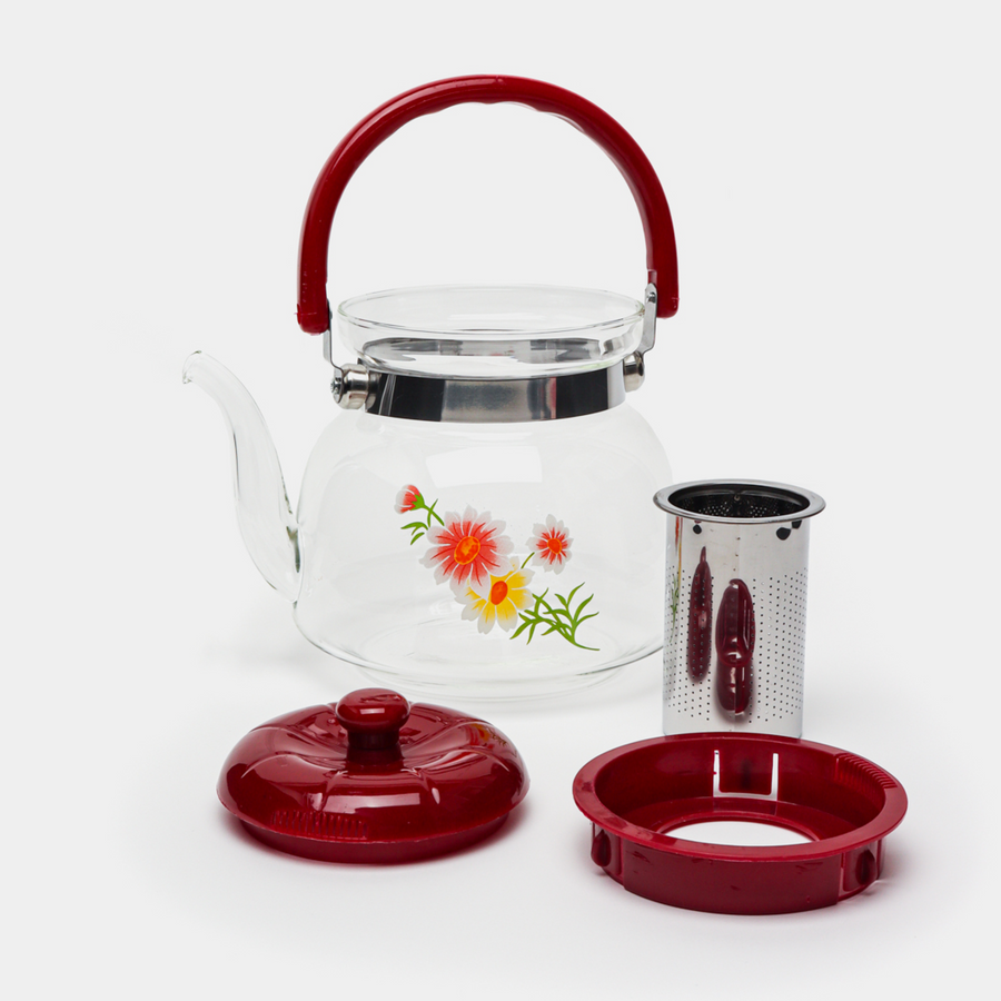 Çajnik qelqi Flower, 850 ml