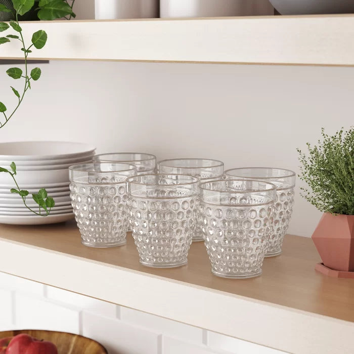 Set - Gotë qelqi për lëngje Bubble (6 copë), 270 mL